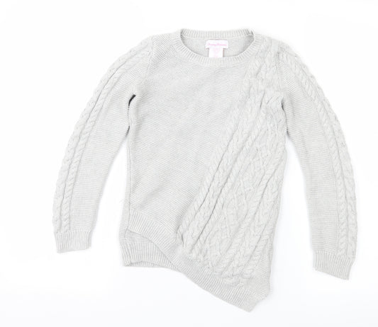 Tommy Bahama Girls Grey   Pullover Jumper Size 7-8 Years