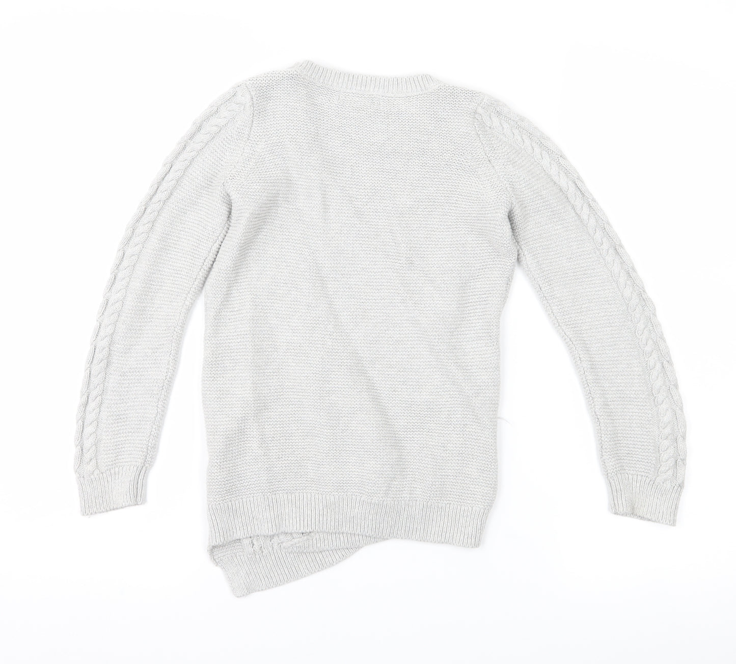 Tommy Bahama Girls Grey   Pullover Jumper Size 7-8 Years