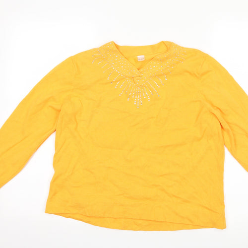 Preworn Womens Yellow   Pullover Jumper Size 14