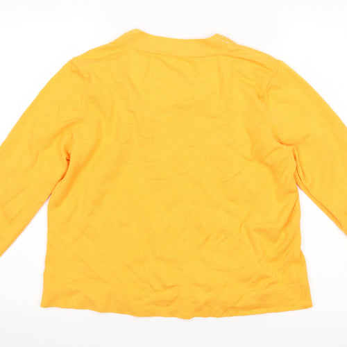 Preworn Womens Yellow   Pullover Jumper Size 14
