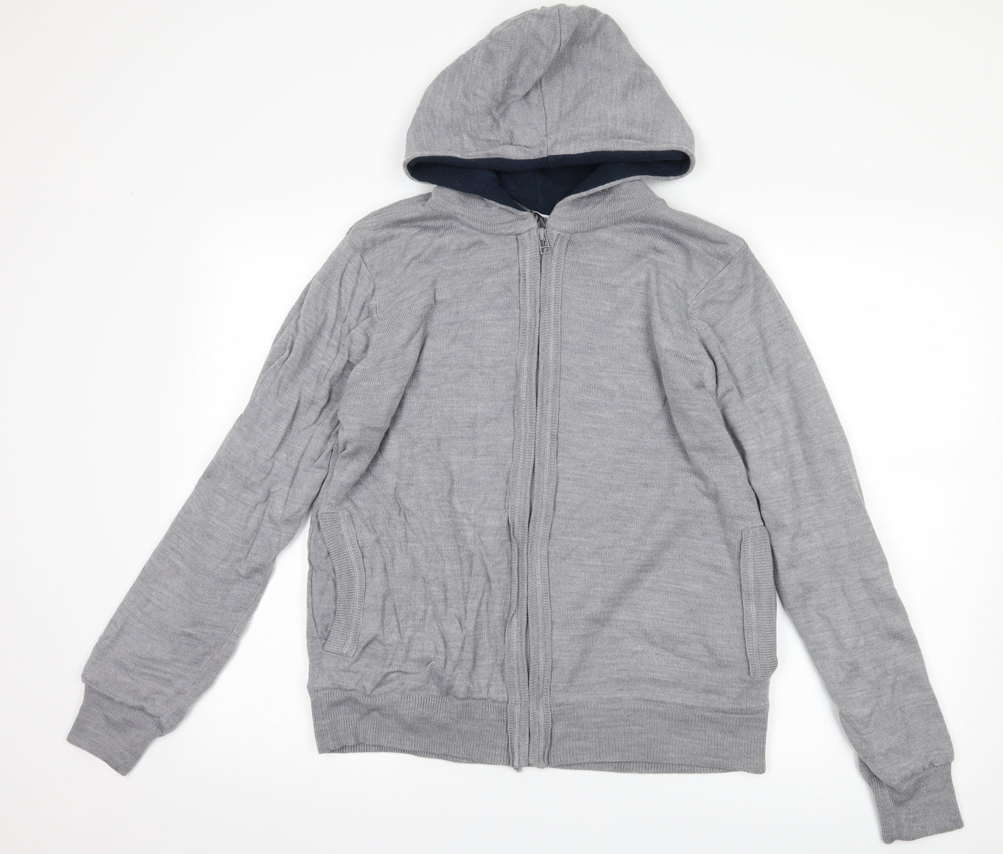 Topman Mens Green   Full Zip Hoodie Size M