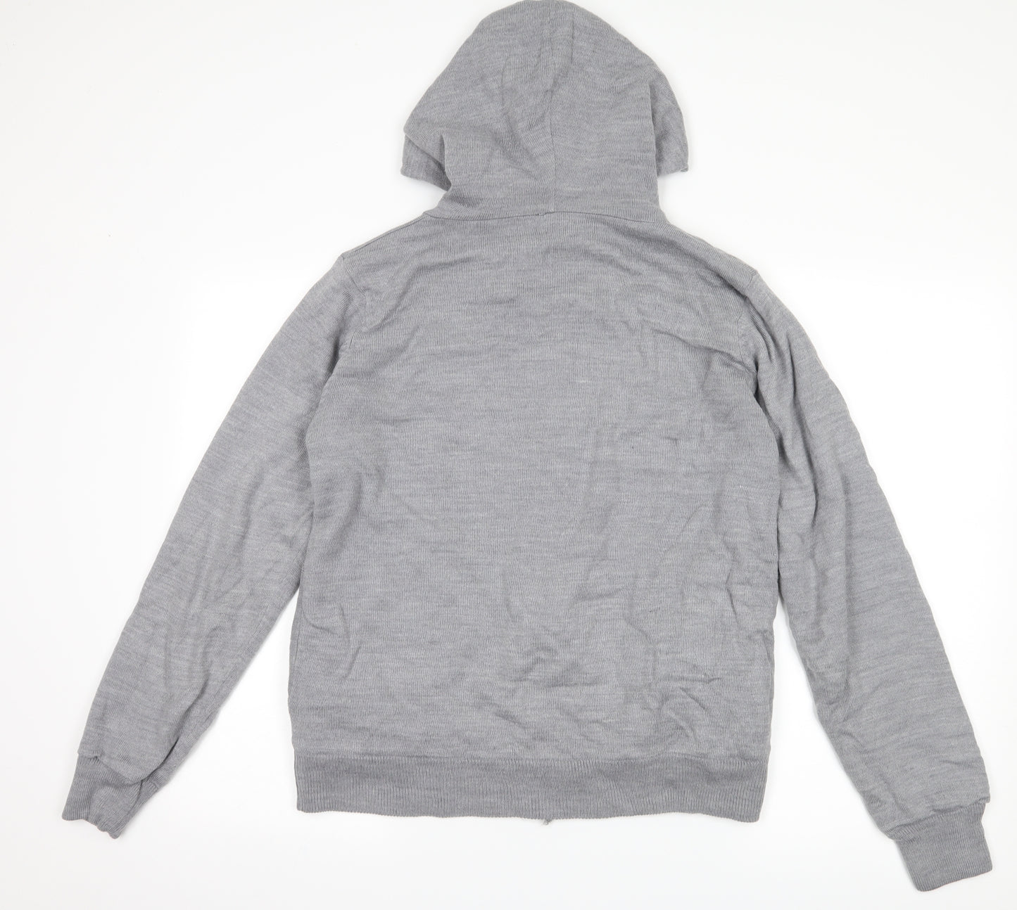 Topman Mens Green   Full Zip Hoodie Size M