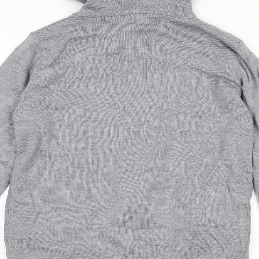 Topman Mens Green   Full Zip Hoodie Size M