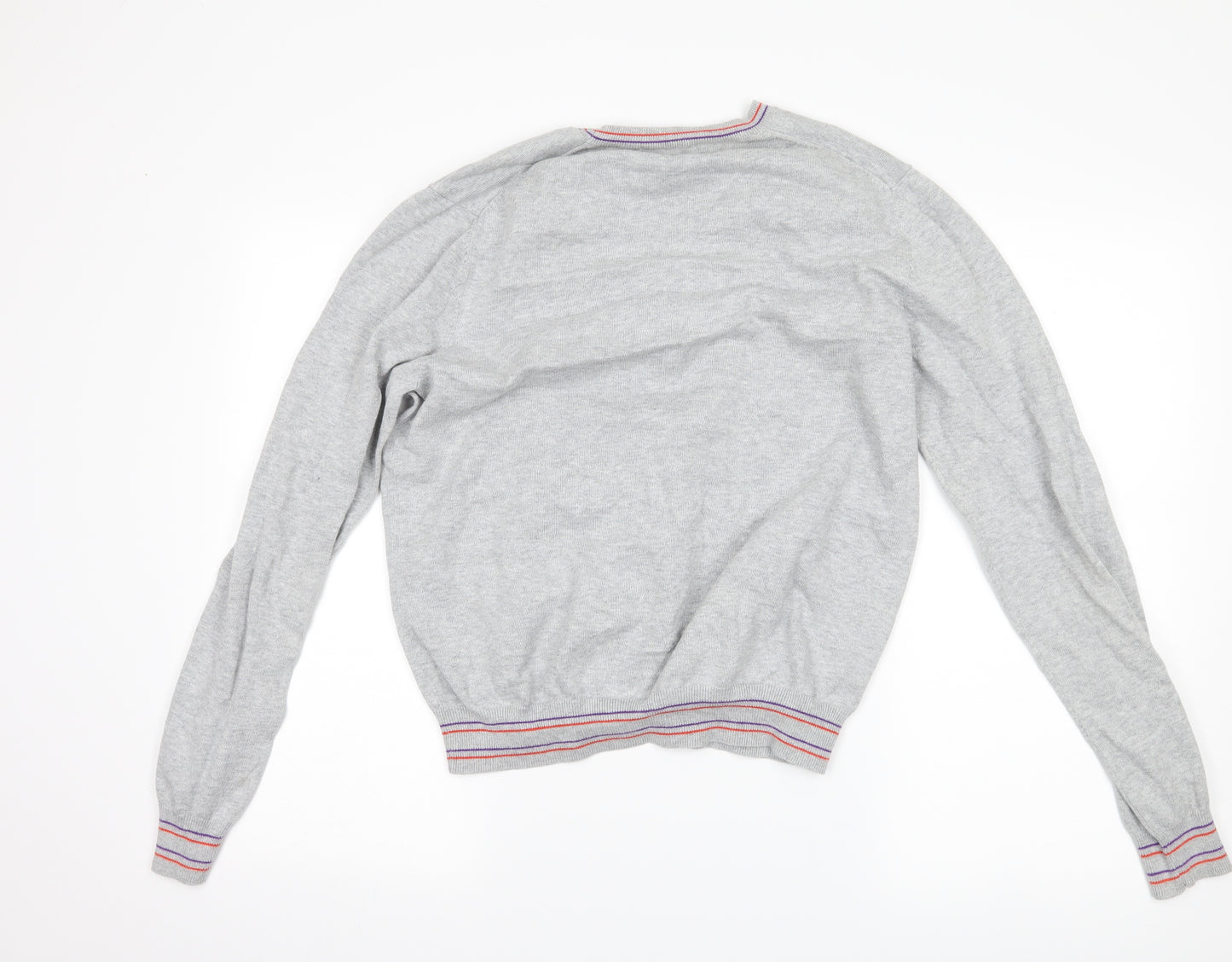 Lyle & Scott Mens Grey   Cardigan Jumper Size L