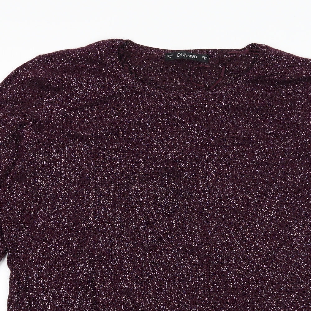 dunnes Womens Purple   Pullover Jumper Size M
