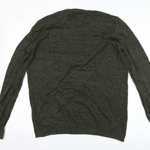 Topman Mens Green   Pullover Jumper Size L