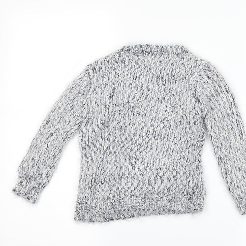 TU Girls Grey   Pullover Jumper Size 4 Years  - snowman