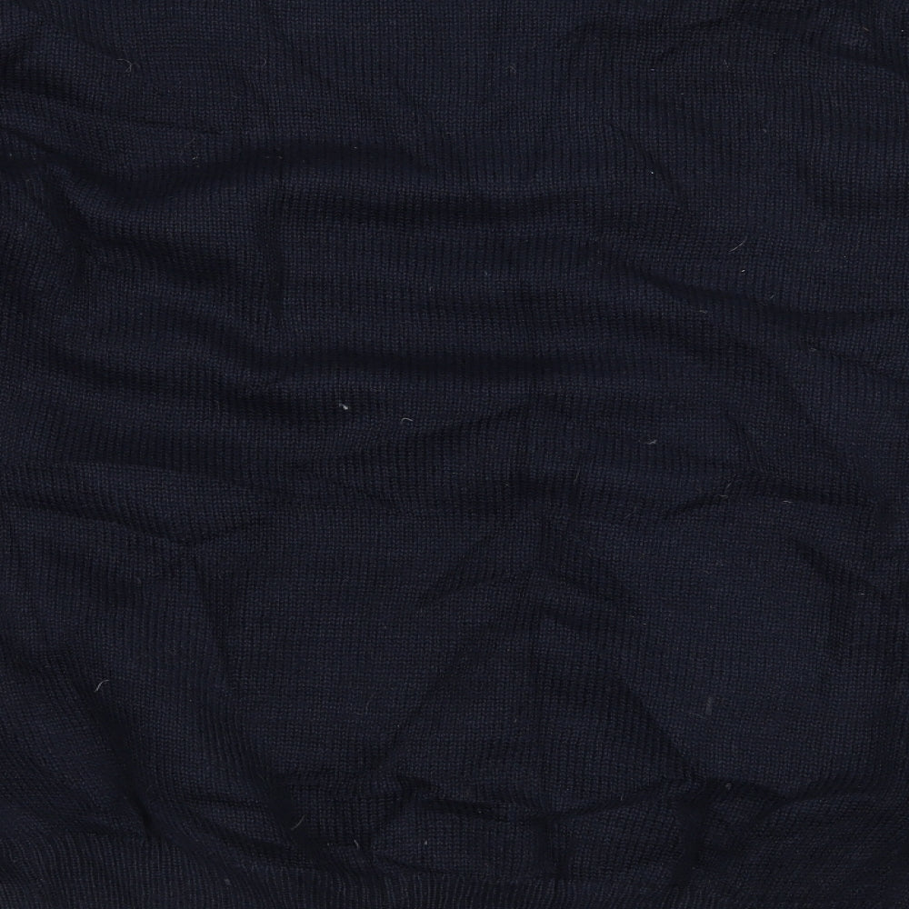 Marks and Spencer Mens Blue   Pullover Jumper Size L  - Christmas Pudding