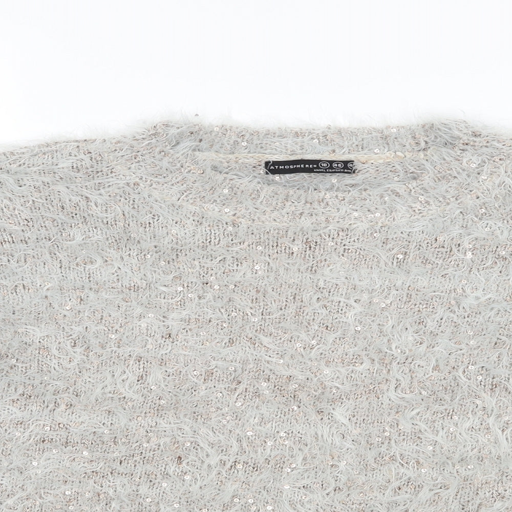 Atmosphere Womens Grey   Pullover Jumper Size 18