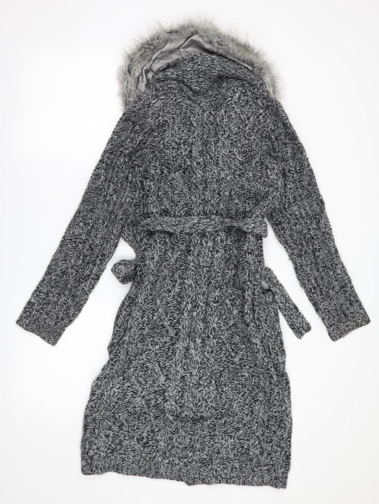 Marks and Spencer Womens Grey   Jacket Coatigan Size 10