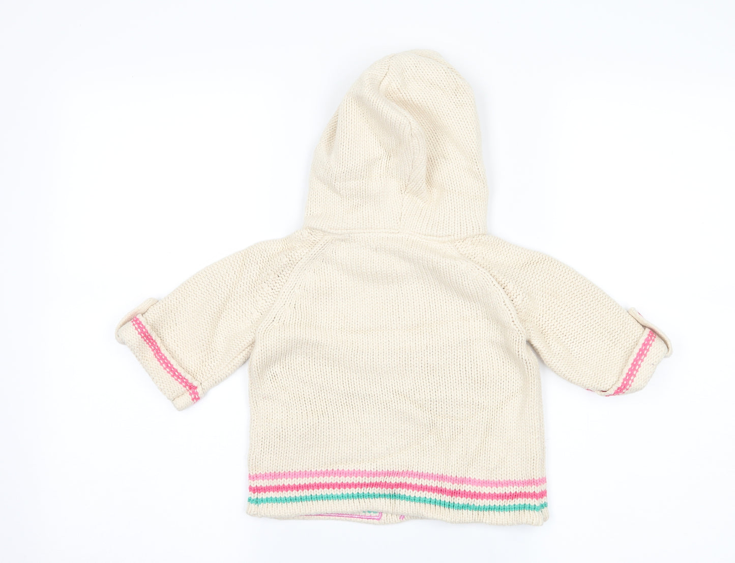 Blue Zoo Girls Beige   Pullover Hoodie Size 2-3 Years  - mouse