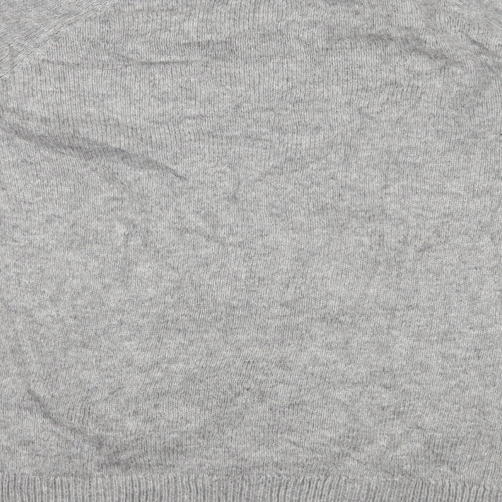 H&M Womens Grey   Pullover Jumper Size S  - christmas slogan