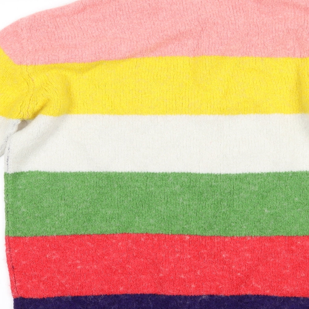 NEXT Womens Multicoloured Striped  Pullover Jumper Size XS