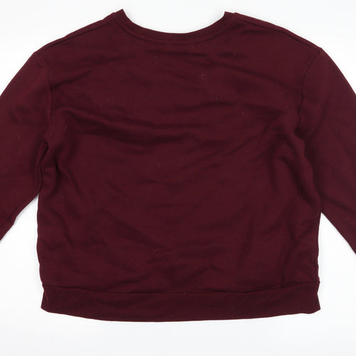 Primark Womens Purple   Pullover Sweatshirt Size L  - Manhattan