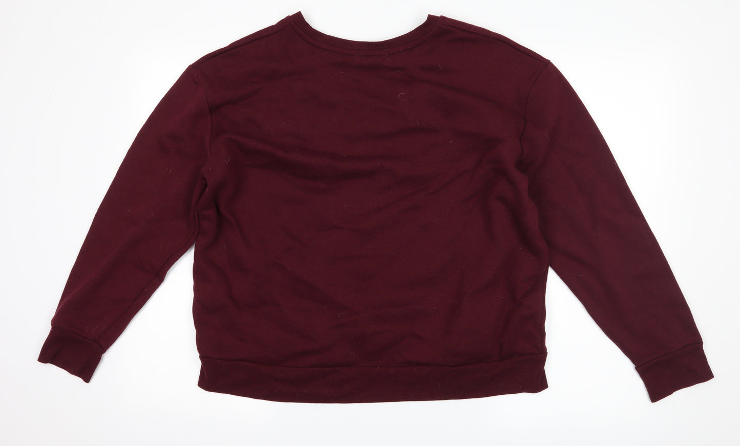Primark Womens Purple   Pullover Sweatshirt Size L  - Manhattan