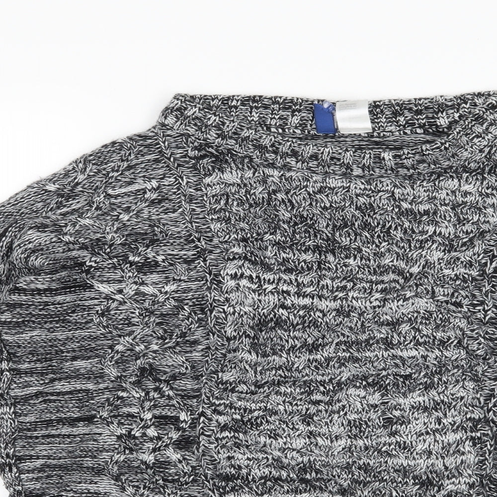 H&M Womens Black   Pullover Jumper Size S