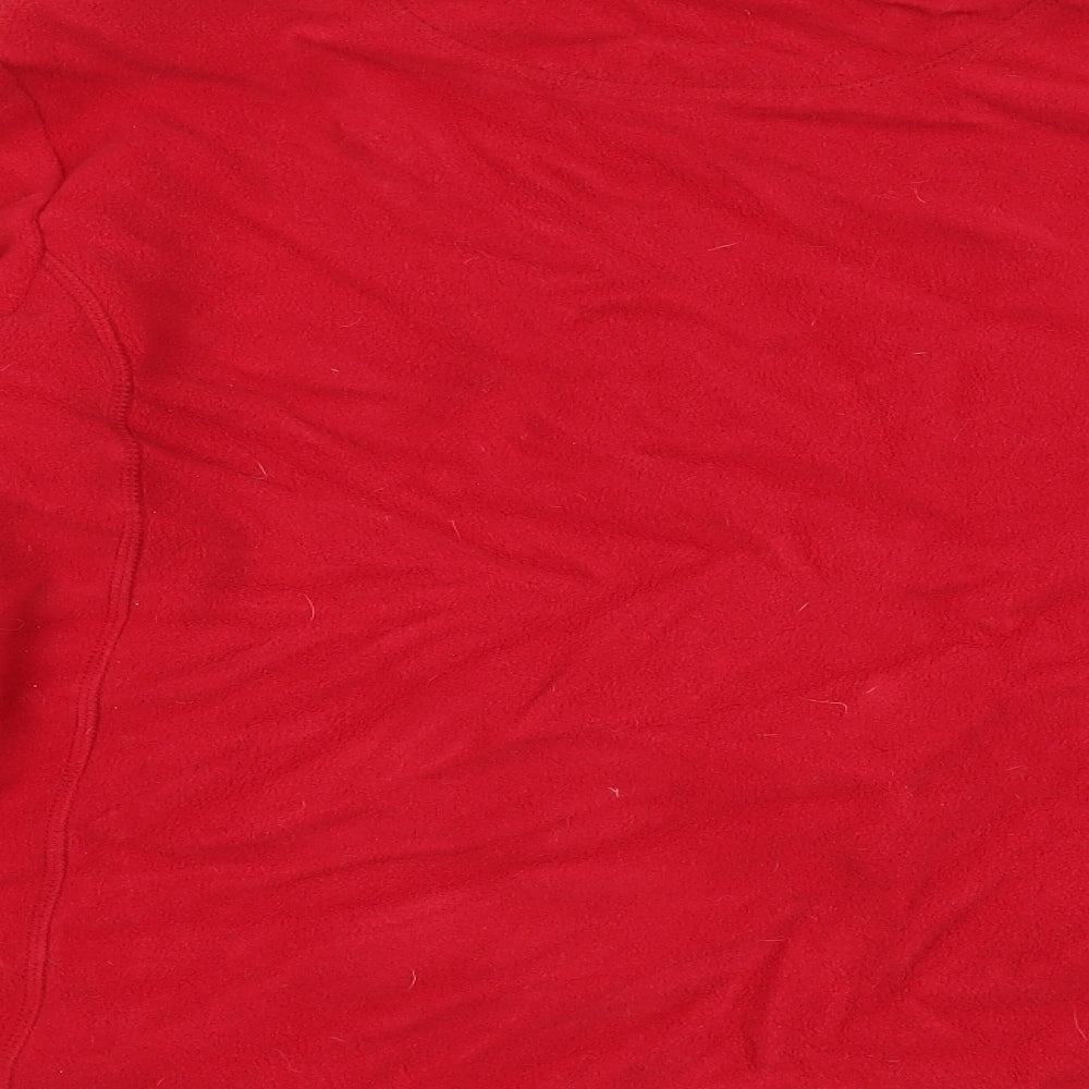 TIGI Womens Red  Fleece Jacket  Size 18
