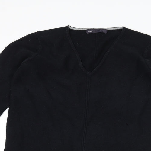 Marks and Spencer Womens Black   Jumper Dress  Size 10