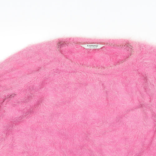 Tammy Girls Pink   Pullover Jumper Size 15-16 Years