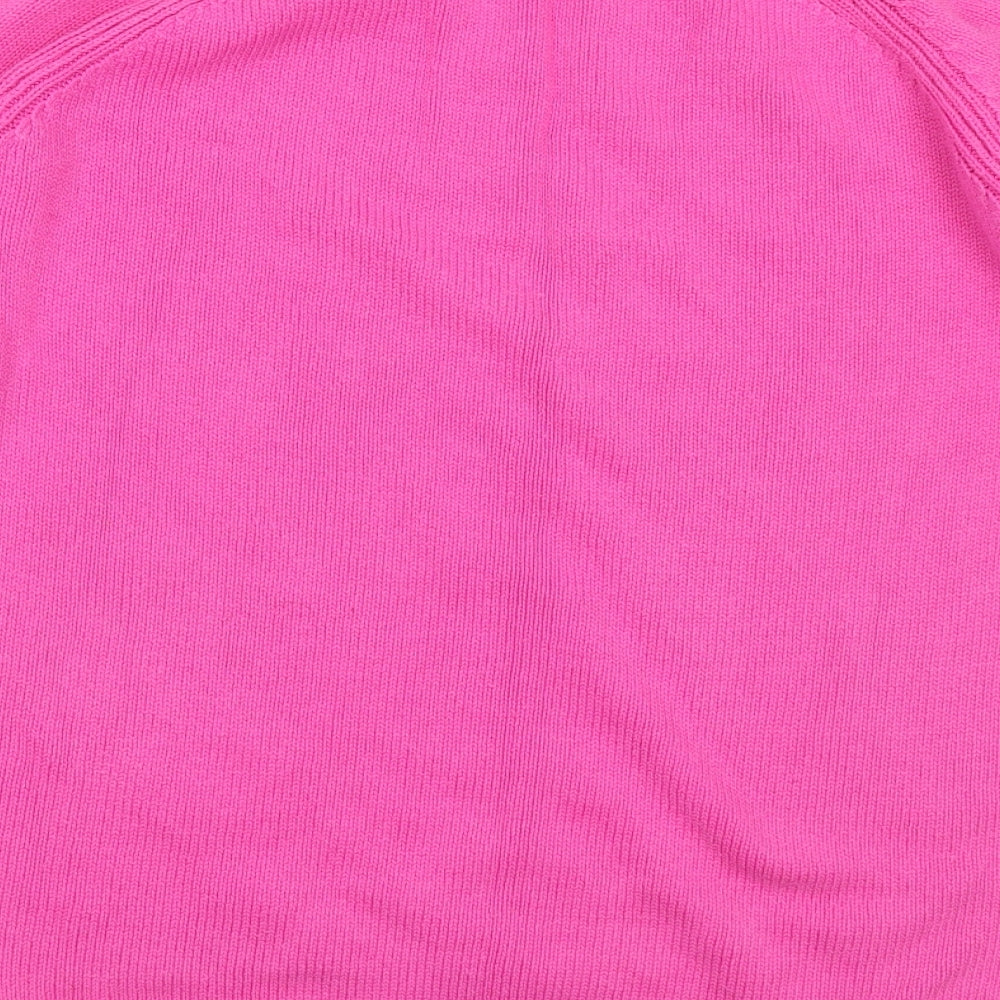 BHS Womens Pink  Knit Pullover Jumper Size 16