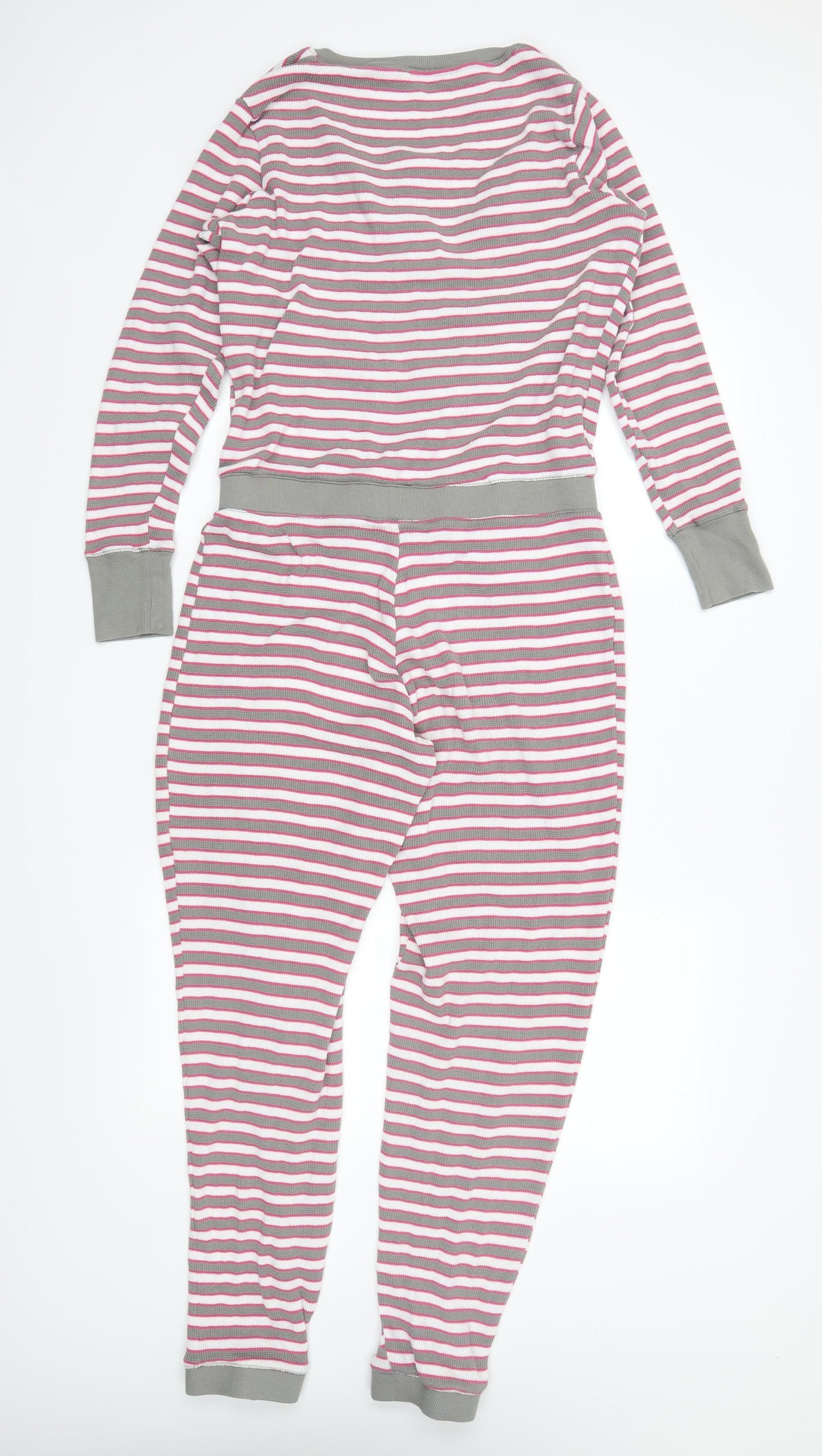 George Womens Pink Striped   One Piece Size M