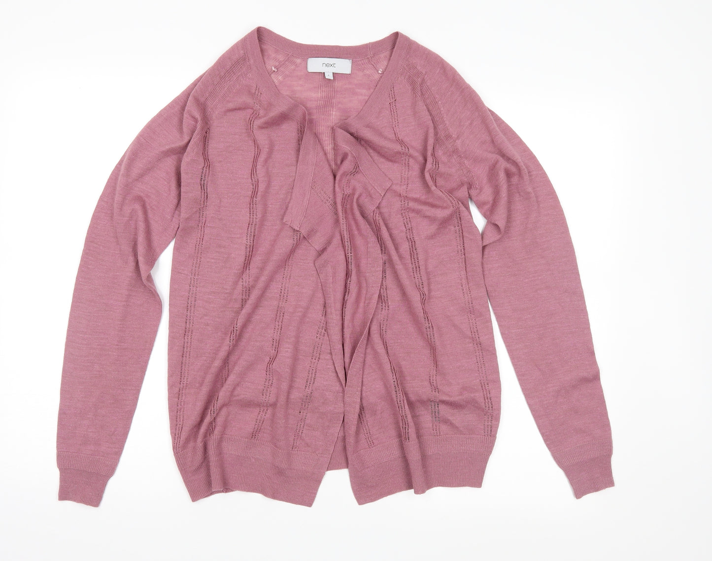 NEXT Womens Pink  Knit Cardigan Jumper Size 10