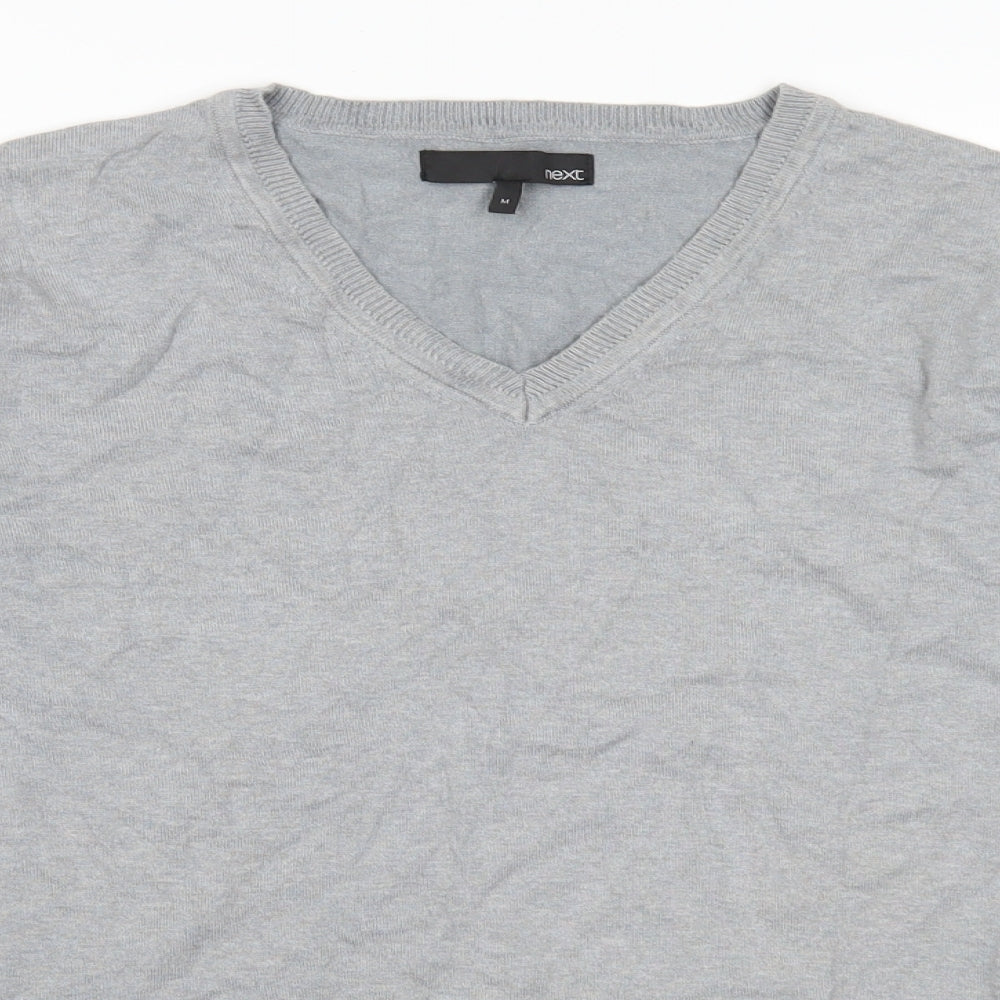 NEXT Mens Grey  Knit Pullover Jumper Size M