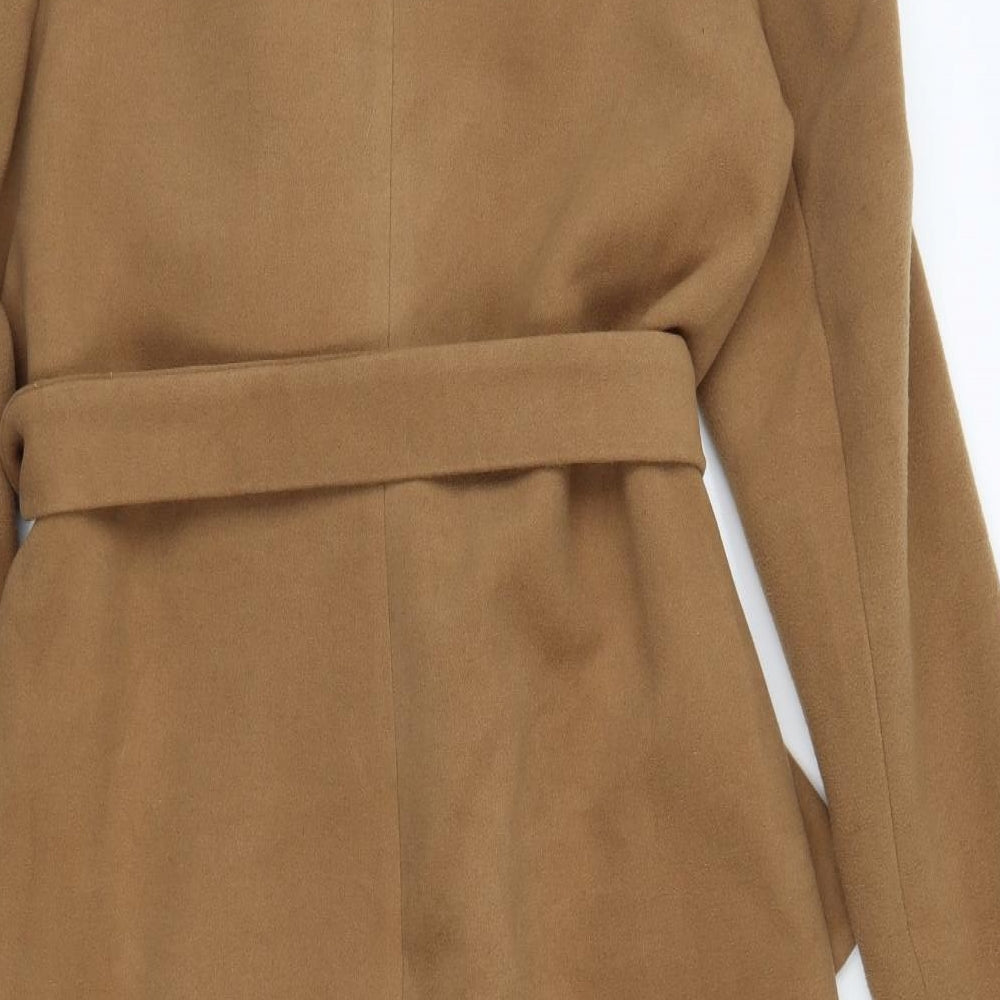 Giacomo Womens Brown   Overcoat Coat Size XL