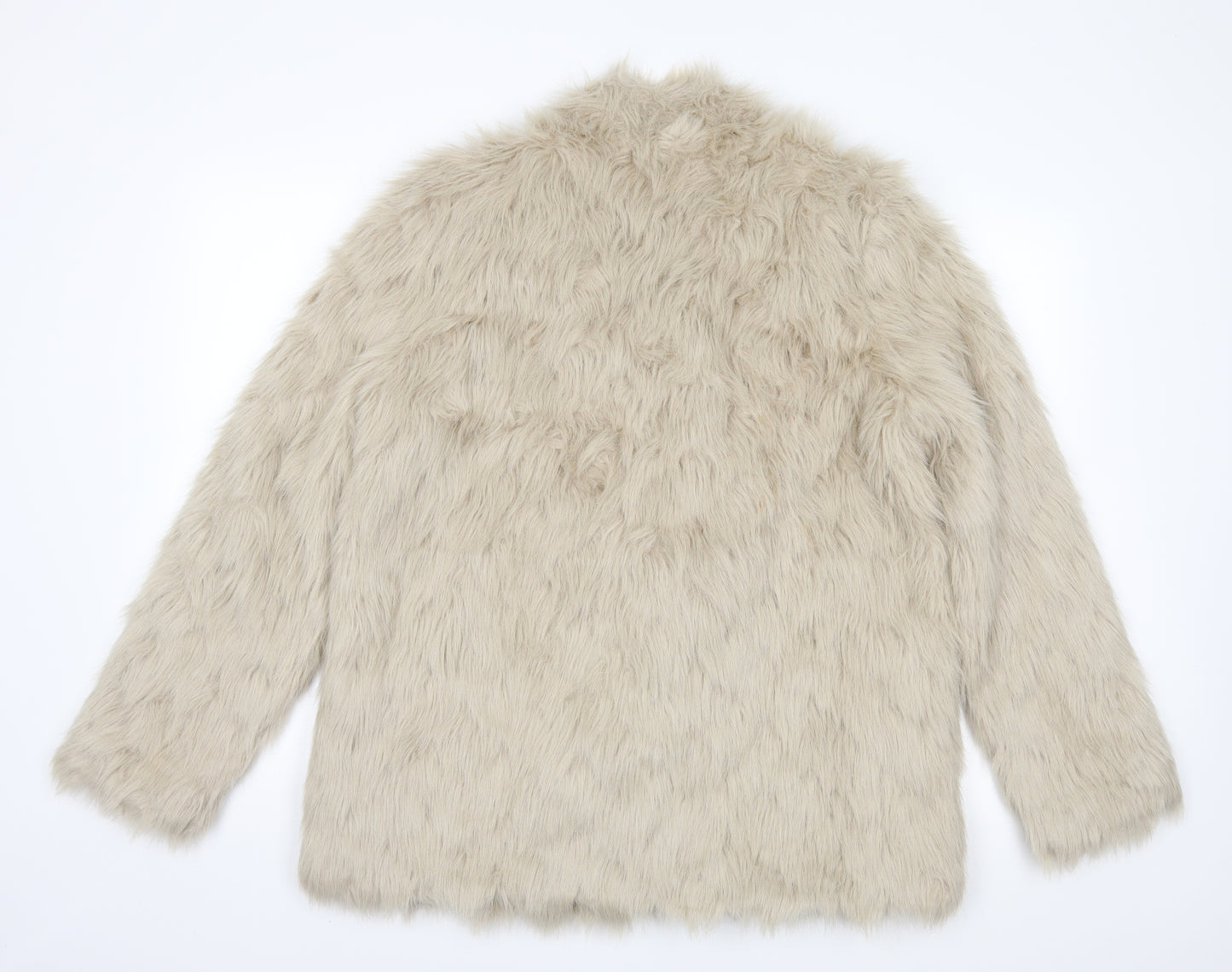 Dorothy Perkins Womens Beige   Overcoat Jacket Size 16