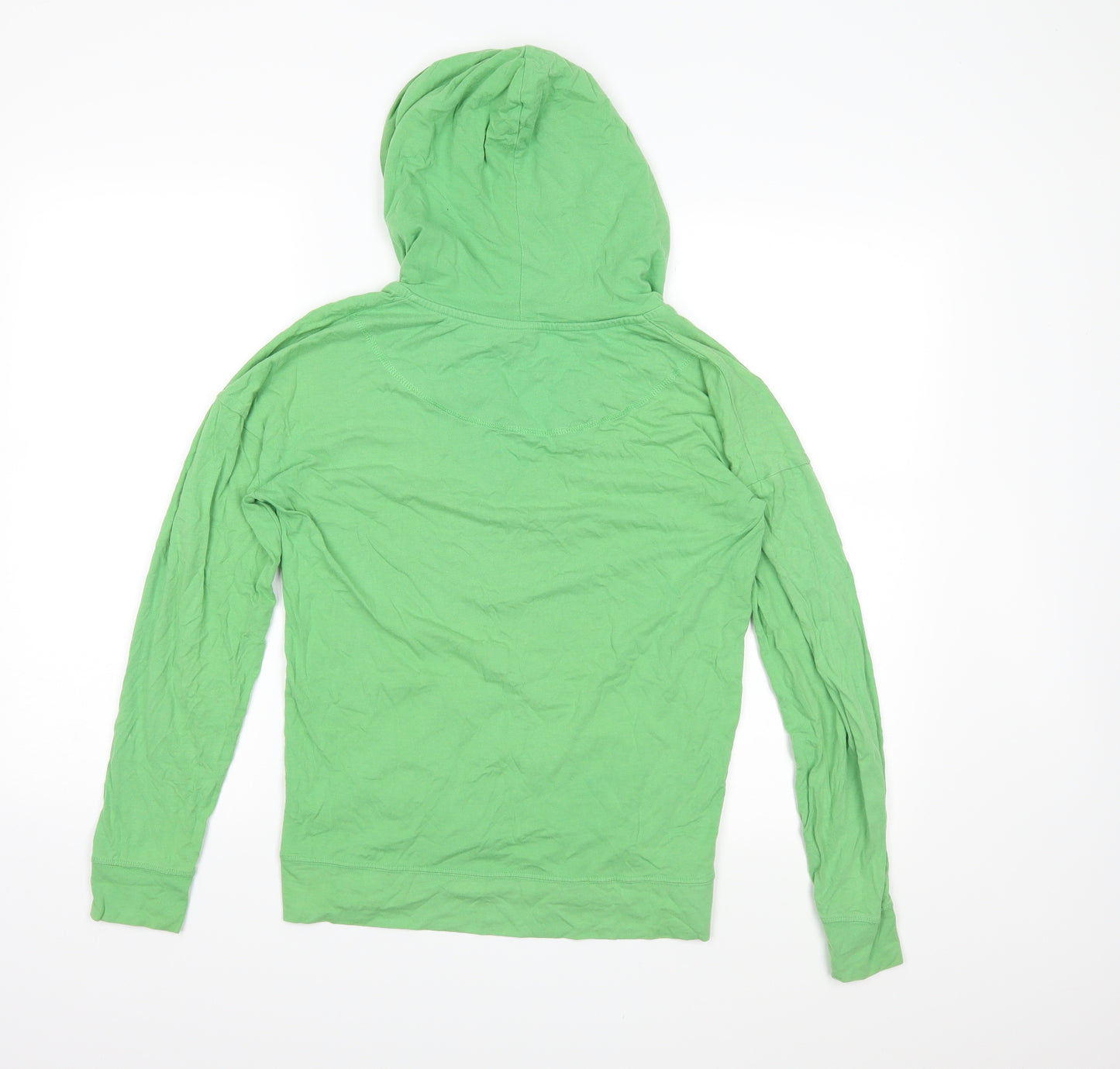 BAM Womens Green  Jersey Pullover Hoodie Size 10
