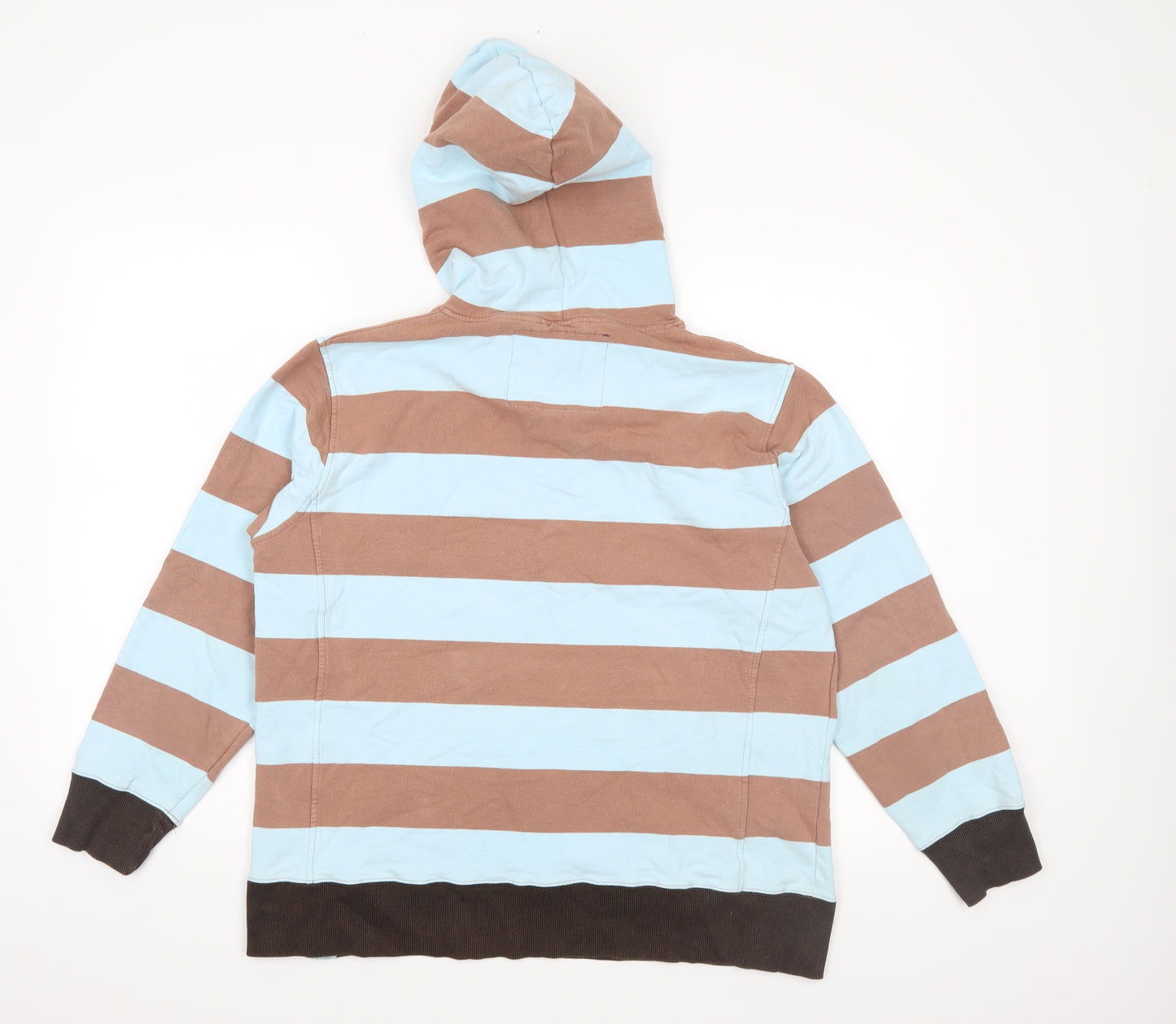 Rydale Womens Brown Striped  Pullover Hoodie Size XL