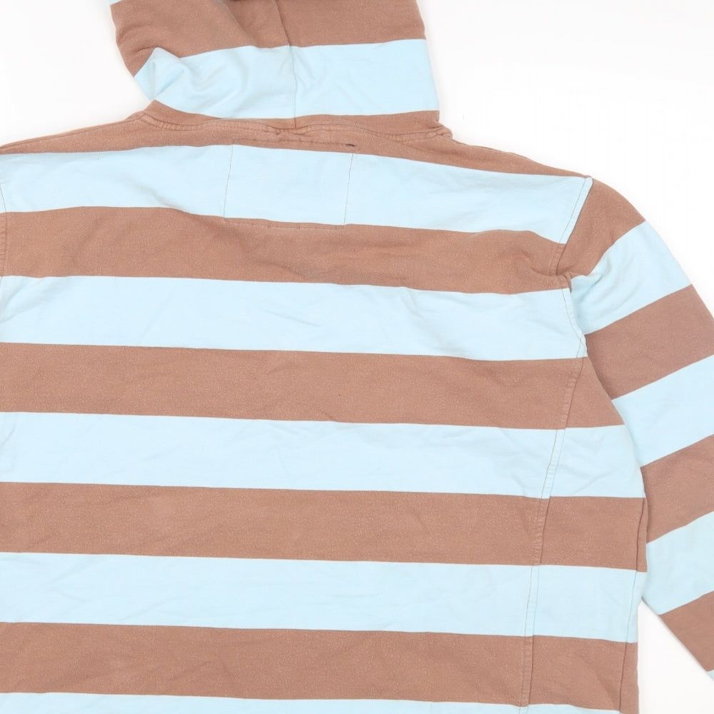 Rydale Womens Brown Striped  Pullover Hoodie Size XL