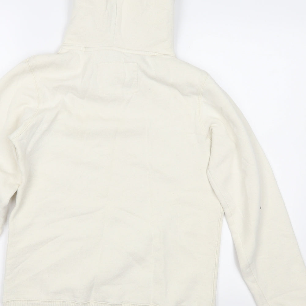 Jack Wills Womens Ivory   Pullover Hoodie Size 10