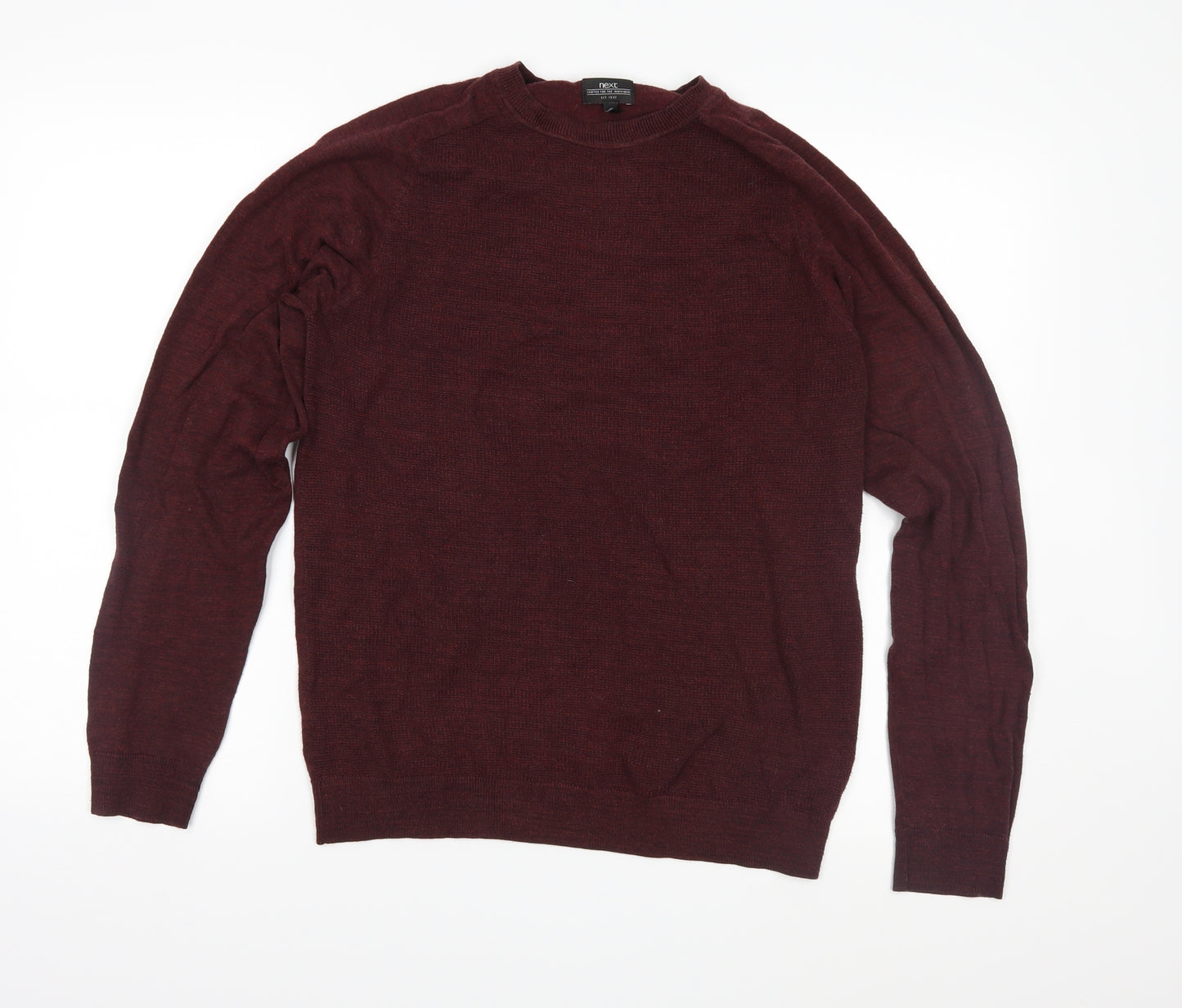 NEXT Mens Purple  Knit Pullover Jumper Size M