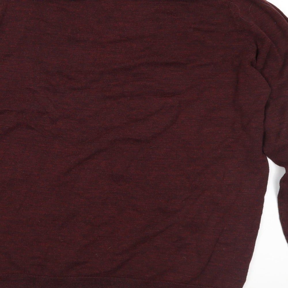 NEXT Mens Purple  Knit Pullover Jumper Size M