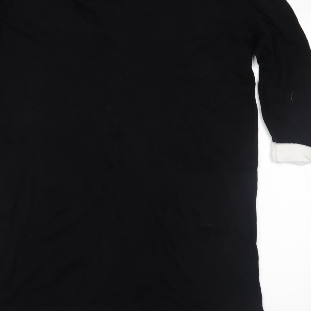 Rogers+Rogers Womens Black  Knit Pullover Jumper Size 18