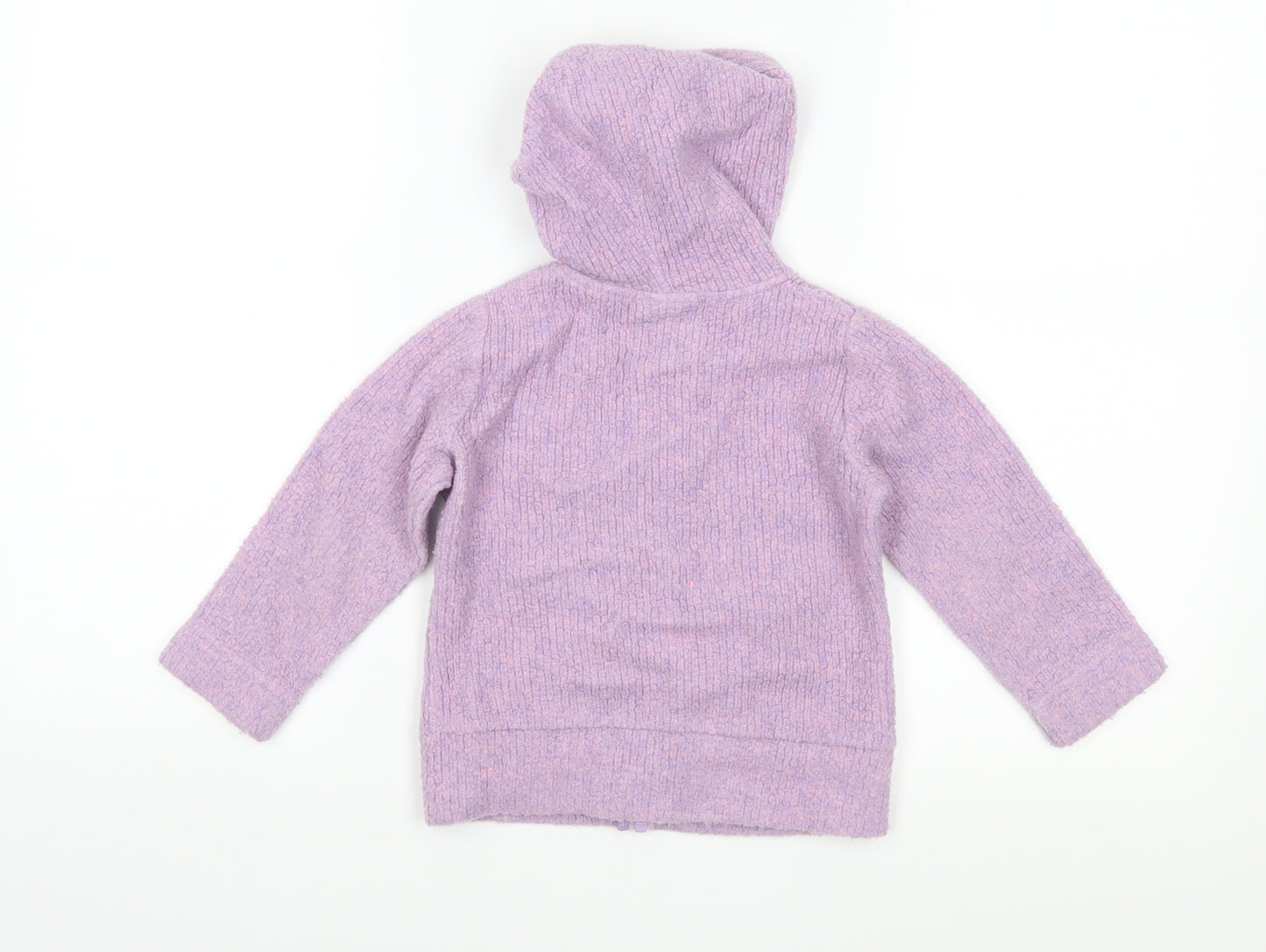 NEXT Girls Purple  Fleece Jacket  Size 3 Years