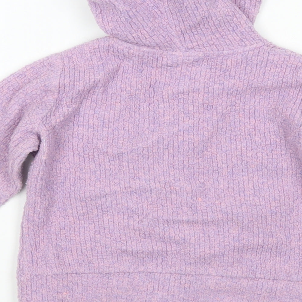 NEXT Girls Purple  Fleece Jacket  Size 3 Years