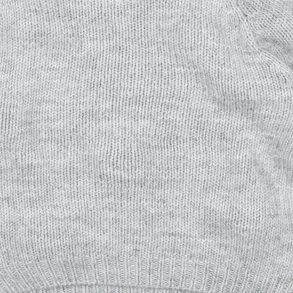 Zara Girls Grey  Knit Pullover Jumper Size 13-14 Years