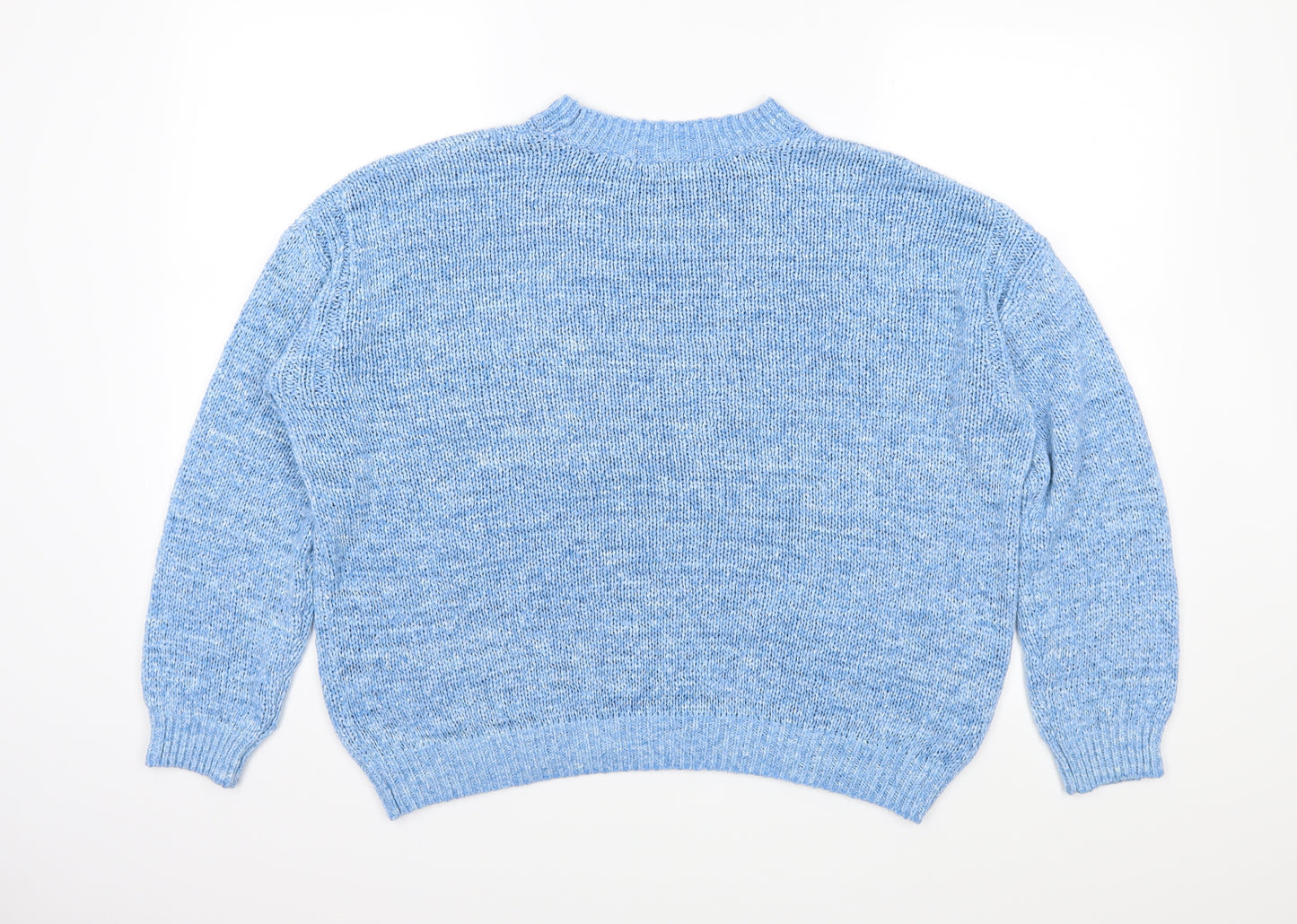 Marks and Spencer Womens Blue  Knit Pullover Jumper Size L