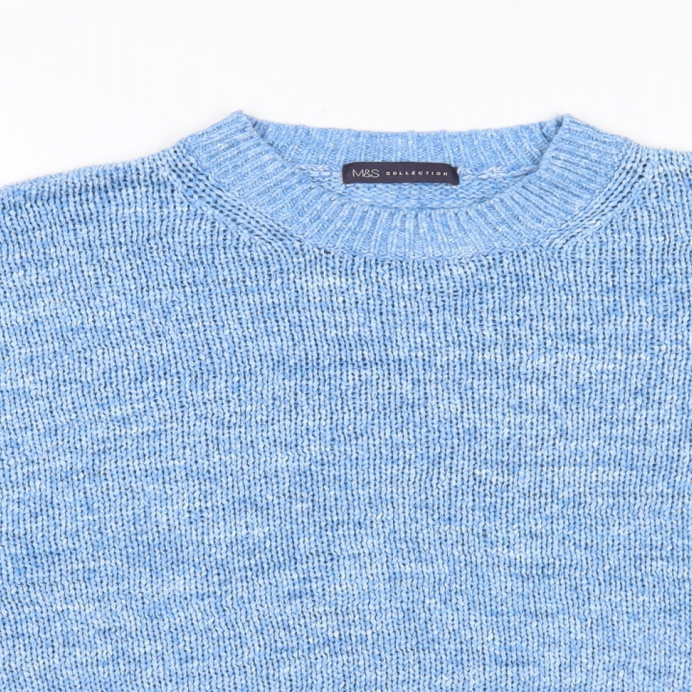 Marks and Spencer Womens Blue  Knit Pullover Jumper Size L