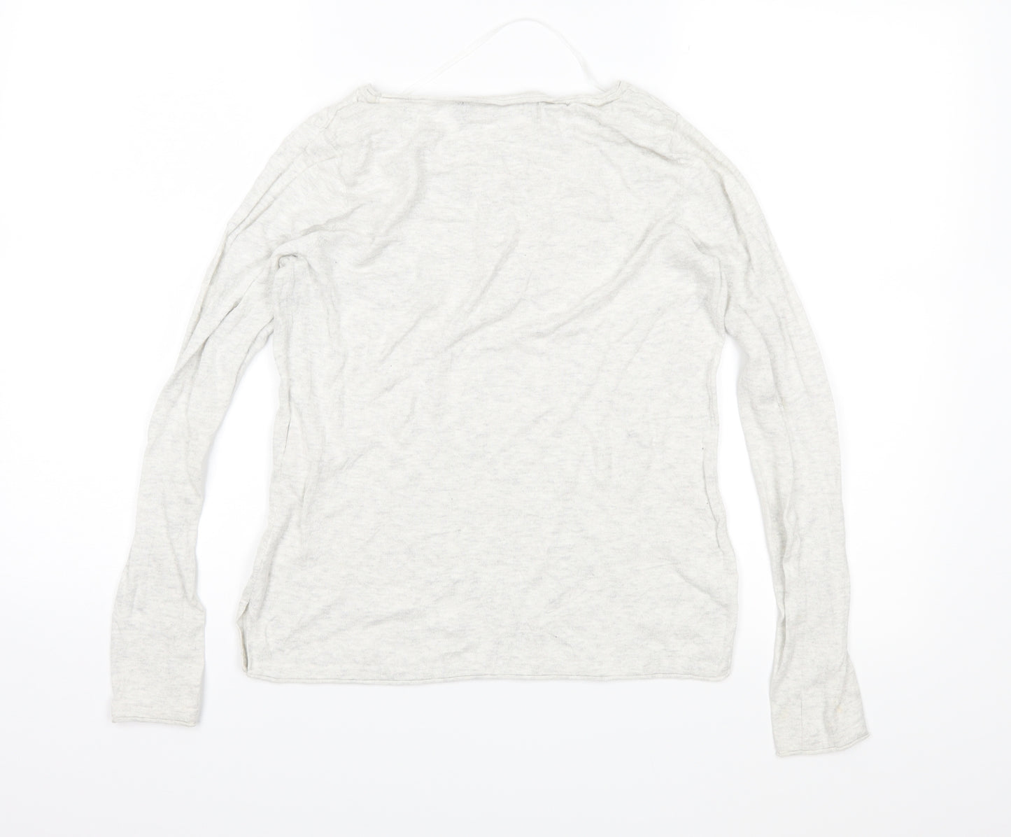 Vera Moda Womens Grey  Knit Pullover Jumper Size S