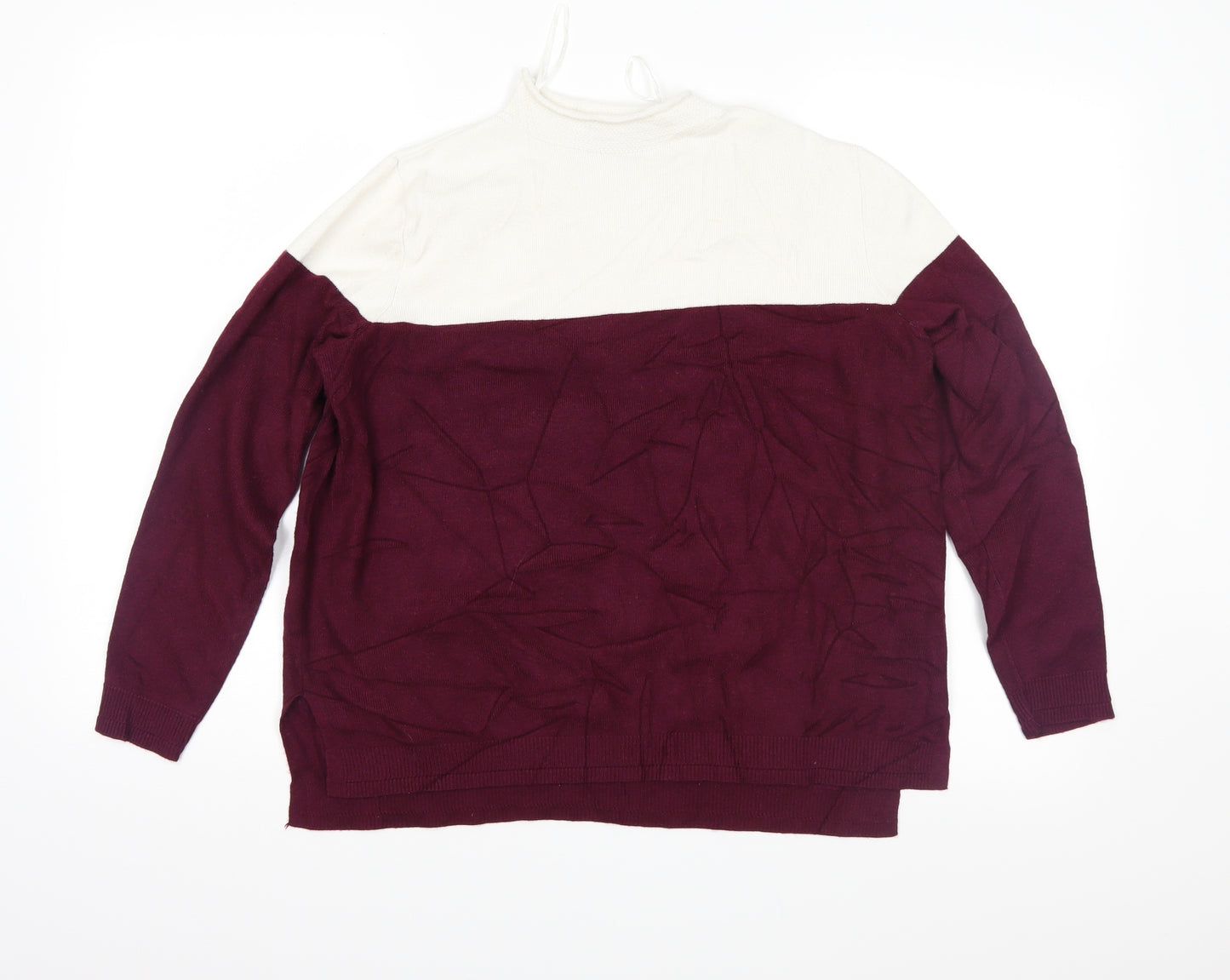 Marks and Spencer Womens Purple  Knit Pullover Jumper Size 12