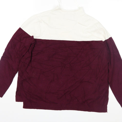 Marks and Spencer Womens Purple  Knit Pullover Jumper Size 12