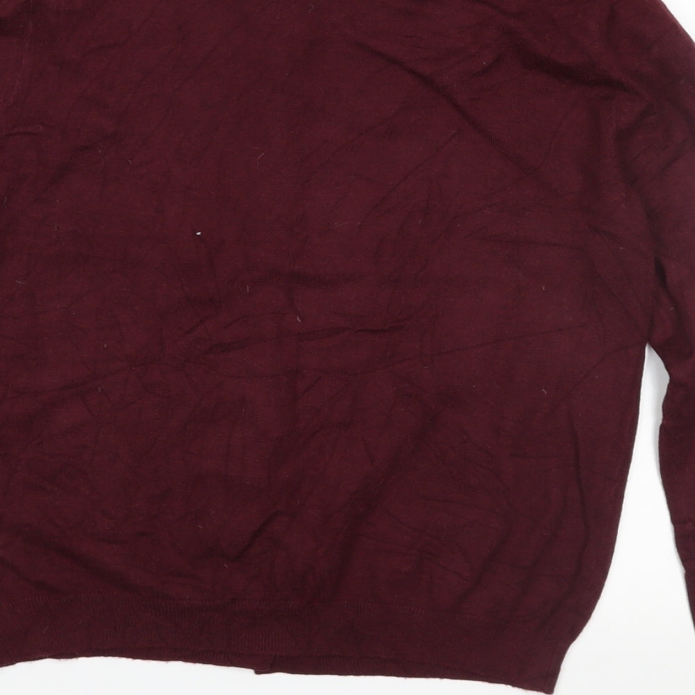 Primark Womens Purple  Knit Cardigan Jumper Size S