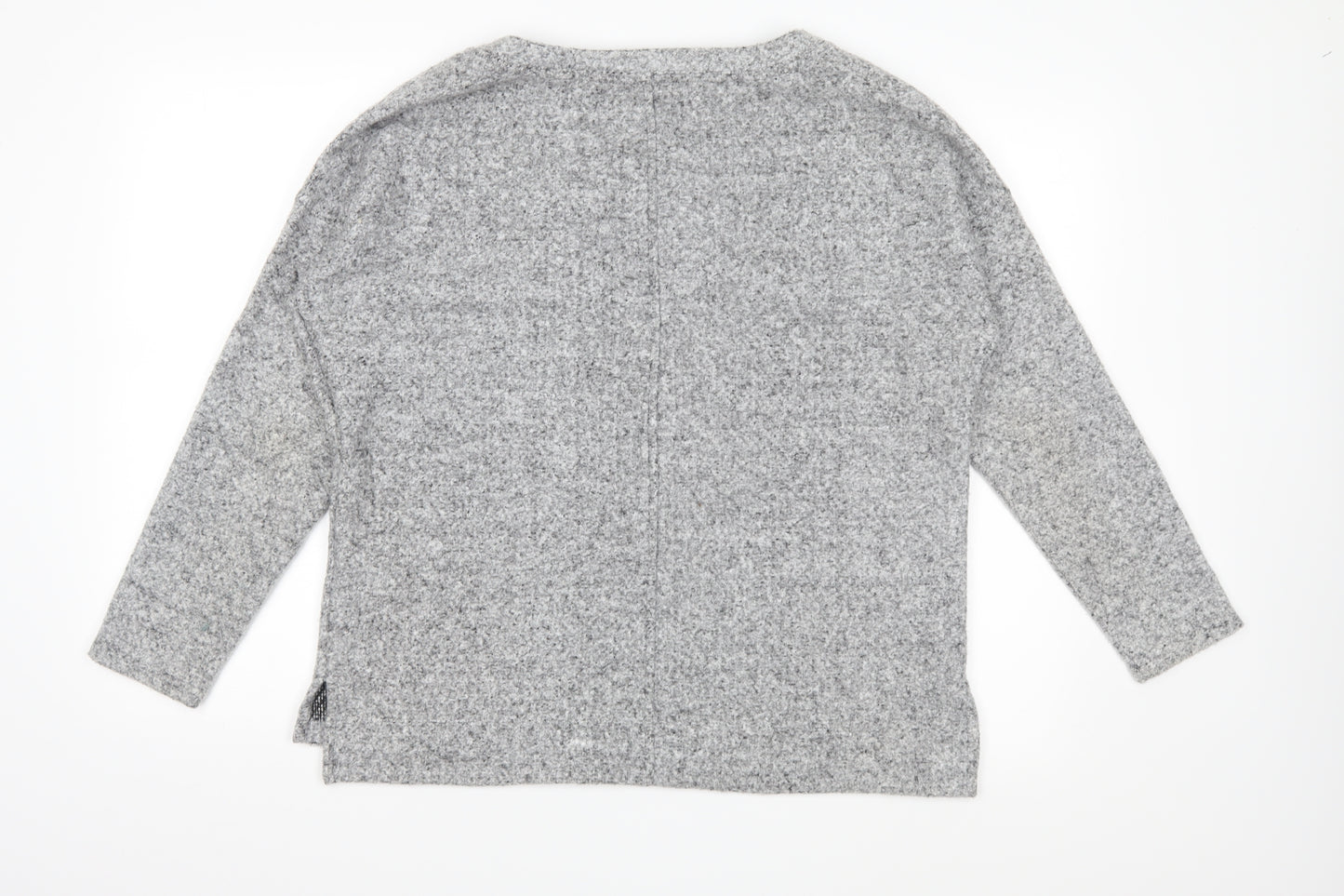 Marks and Spencer Womens Grey  Fleece Pullover Jumper Size 16