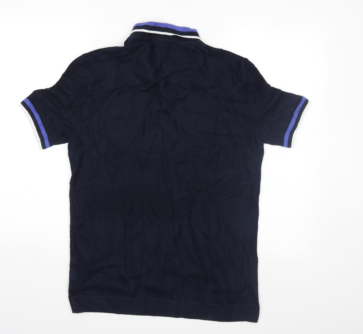 Topman Mens Blue    Polo Size M