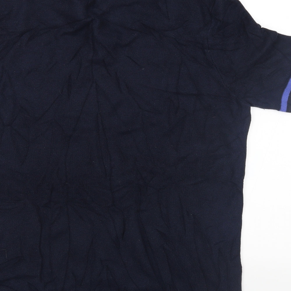 Topman Mens Blue    Polo Size M