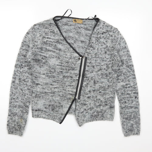 Katsumi  Womens Grey  Knit Cardigan Jumper Size M