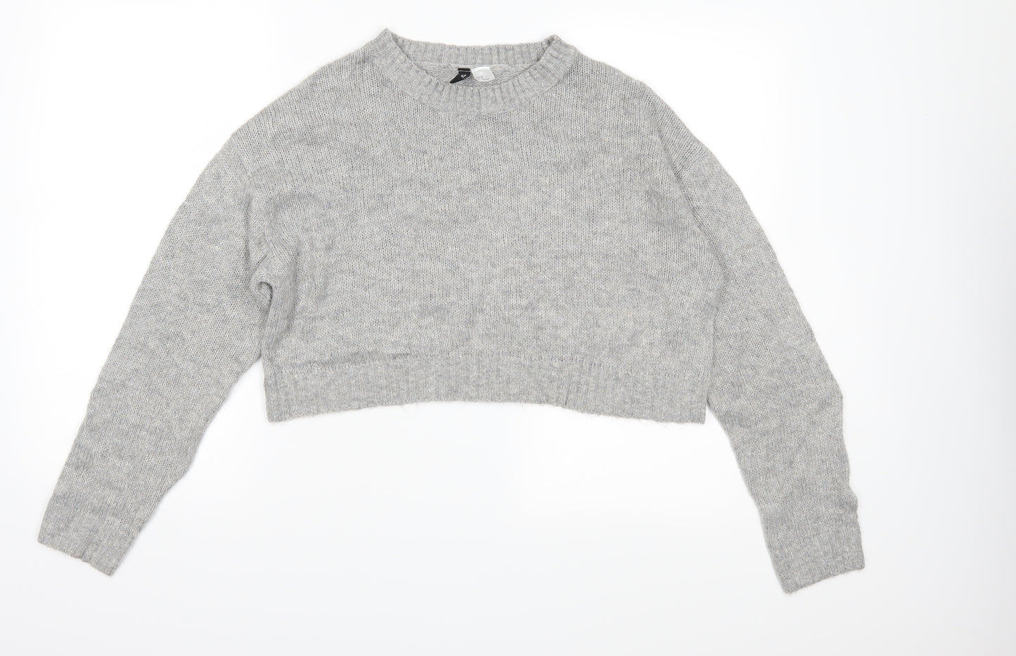 Divided Womens Grey  Knit Pullover Jumper Size M